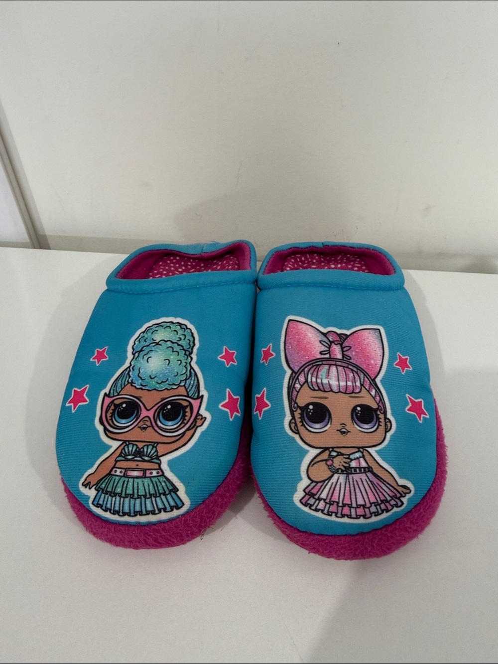 Kids Lol Doll Character Slip-On One-Piece Slippers Size 2-3